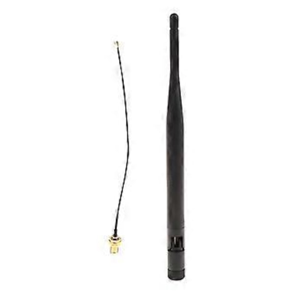 RP-SMA Han 868 MHz 5dBi Trådløs Antenne Router Antenne + 15cm RP SMA Hun til I