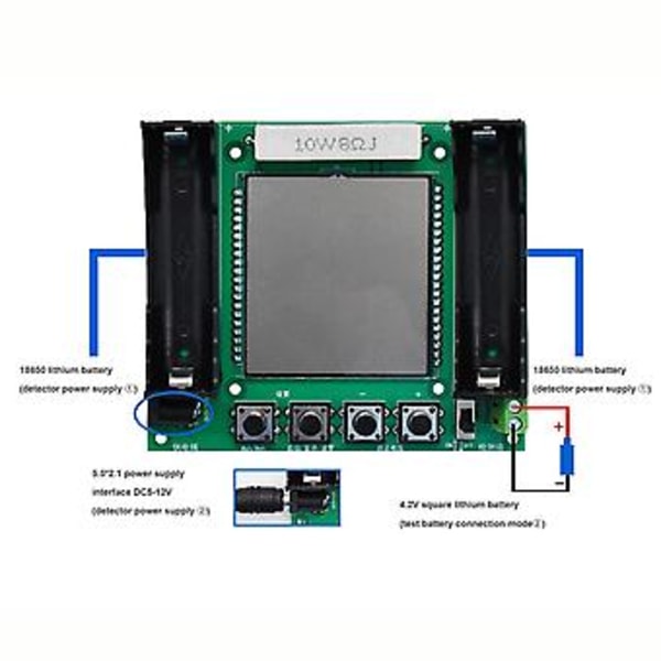 Xh-m239 18650 Er Modul Med LCD Display Mah/ Måling Høj Værktøj
