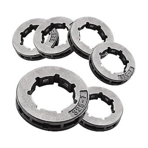 6 stk. Spet Drivkrans (.325 tommer) 19 mm S 7t Spline Til 501 45 74-02, 501457402, Til 11892 Chai
