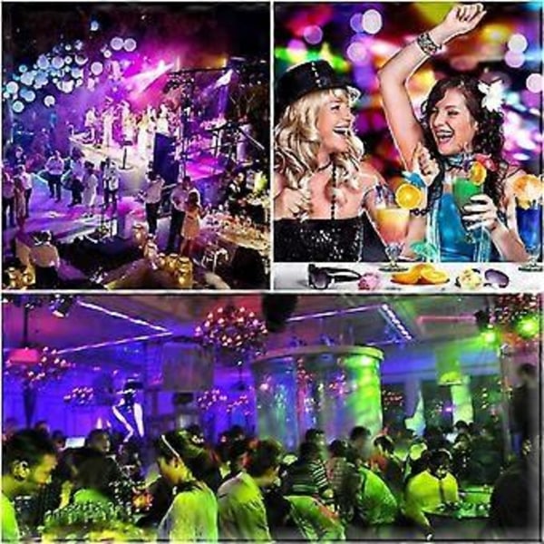 Stemmekontrollert Diskokule, 7 Farger Lyseffekter Med Fjernkontroll, 3 Musikkmoduser, 360 Roterende Diskolys For Fest/Jul/Bar/Klubb/DJ [energi