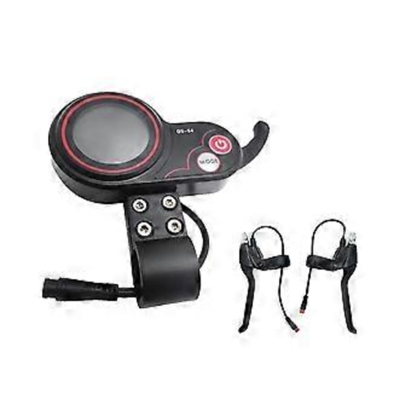 Qs-s4 48v-60v Tommelfingergas LCD Display Meter+bremsegreb Til Zero 8 9 10 8x 10x Elektrisk Scooter