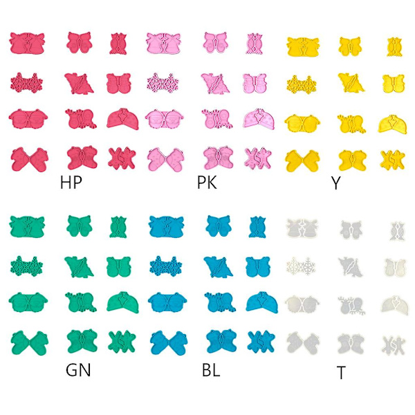 12 st julörhängen stift epoxihartsform snöflinga älg diy silikonform
