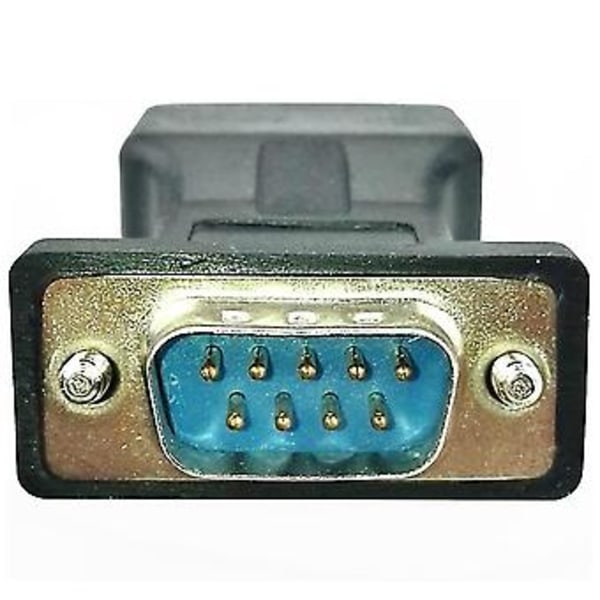 VGA-förlängare Hane Till RJ45 Cat5 Cat6 20m Nätverkskabeladapter Port Till LAN Ethernet Port Konverterare