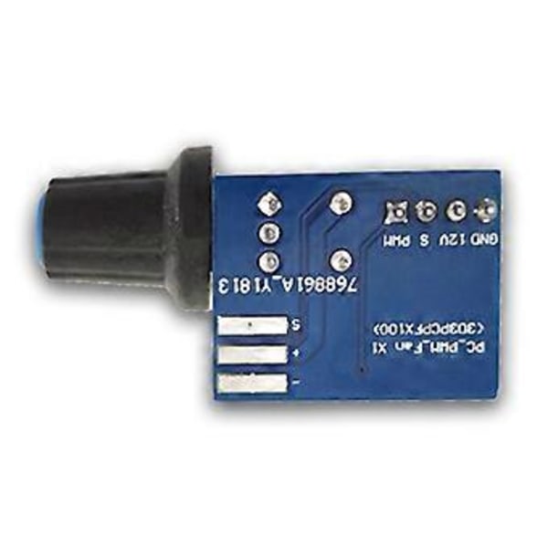 3 st Datorfläktkontroller PWM Hastighetsregulator 12V Enkelriktad 4-Pin Lågeffekts Tyst Fläktkontroller