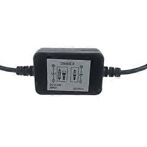 Universell dimmer och hastighetskontroll strömbrytare sladd för 5V~24V enheter adapter