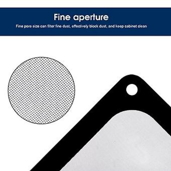 PC Kylfläkt Filter PVC Magnetisk Dator Mesh Ram Damfilter Dammtätt Datorfodral Skydd