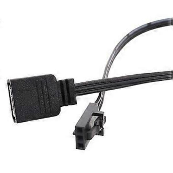 3PIN RGB - Standardi ARGB 3-Pin 5V Adapteriliitin RGB-kaapeli tuulettimelle/keskittimelle/valaisinsolmulle/ohjaimelle