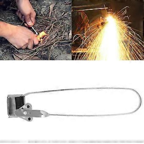 Tändare med trippelflint för acetylengas i stål för utomhusbruk, campingbelysning och skärning
