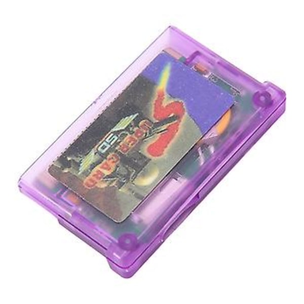 Videopelien muistikortti GBA:lle, GBA SP:lle, GBM:lle, polttokorttipelien muistikorteille, Mini Super Card -muistikorttituki
