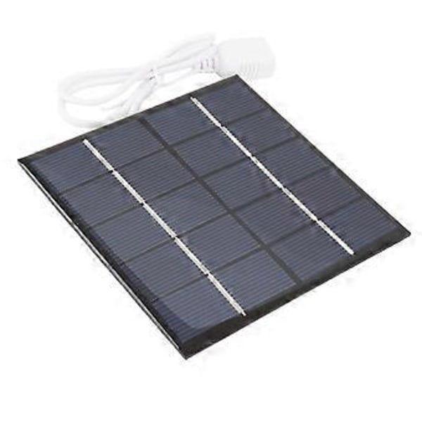 3W 5V aurinkopaneeli valvontakameraan, monokristallinen pii, ulkokäyttöön, aurinkopaneeli tuulettimelle, taskulampulle, vesipumpulle, musta