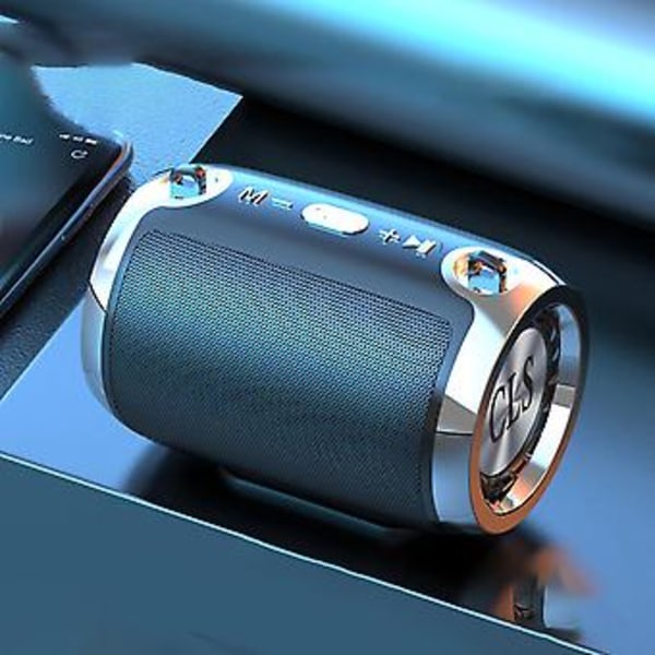 Bluetooth-högtalare Portabel Subwoofer Hög Volym Liten Trådlös Högtalare för Utomhusbruk Hem Svart Flaggskepps Förbättrad Version