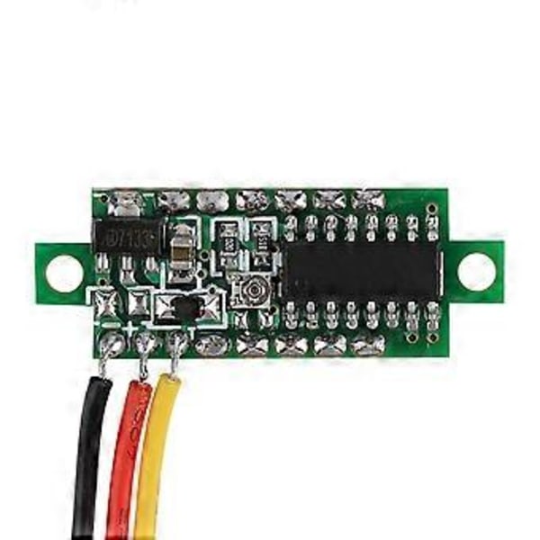 1st Digital 0.28LED Display Voltmeter DC Strömmätare Panel 0~100V (Röd)