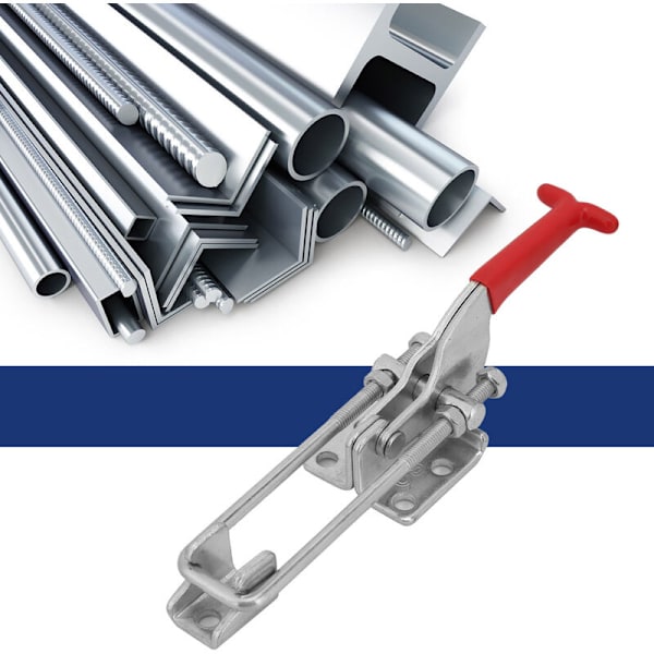 Växla spärrklämma 431 Kolstål Växla spärrklämma Låsningsåtgärd Växla klämmor Metallklämma Fix spärr (431120) Spärr och bult