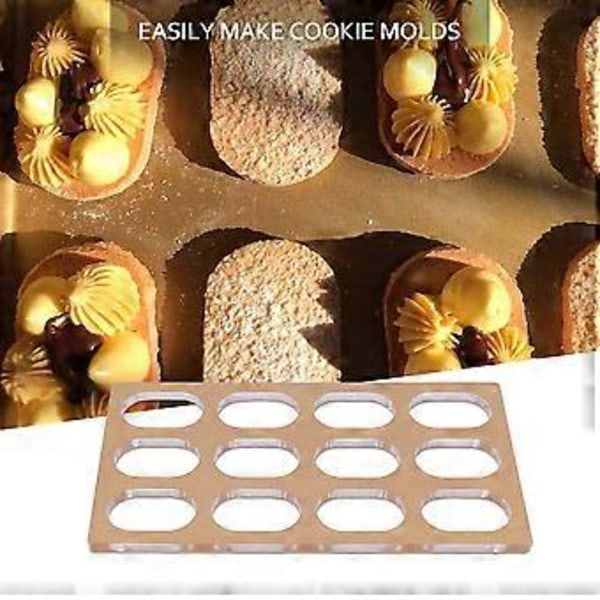 Dacquoise Kakeform Akryl Kakeform Makron Dessert Bakeri Japan DIY Bakeverktøy