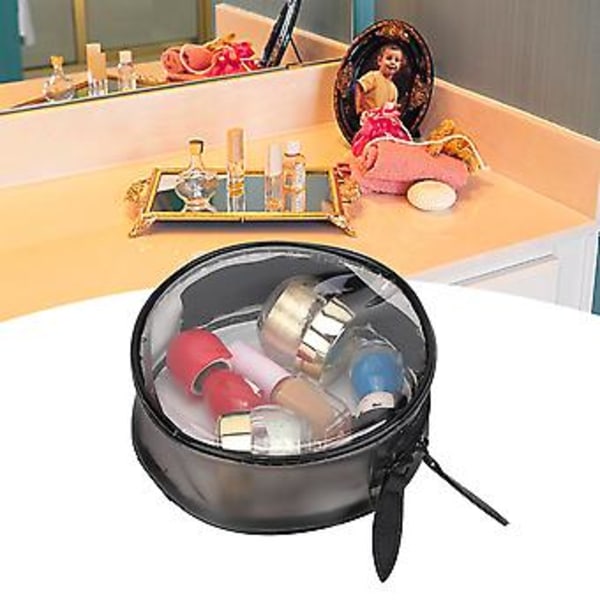 Transparent Bærbar Kosmetiktaske Vandtæt Makeup Organizer Rejse Vasketaske Opbevaringspose