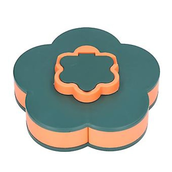 Snack Serveringsbakke Multifunktionel Stor Kapacitet Blomsterform Nødde Slik Serveringsbeholder til Hjemmet Enkeltlag