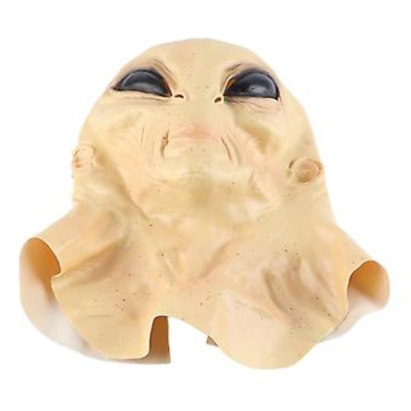 Halloween Alien Hode Ansiktsmaske for Voksne og Barn Realistisk Alien Ansiktsmaske Latex Full Hode Ansiktsmasker