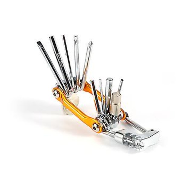Bikerepairtoolkit, 11 i 1 Multifunktionelt Cykelreparationsværktøjssæt Cykel Multiværktøj Omhyggeligt Designet