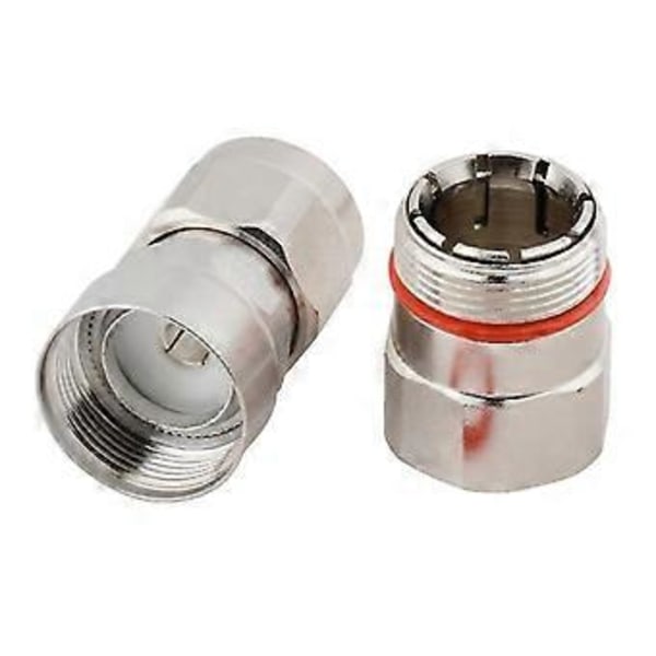 2-pack 1/2 Coxialkabel Matarkontakt 50-12 Super Typ L Rf Adapter Rostskydd
