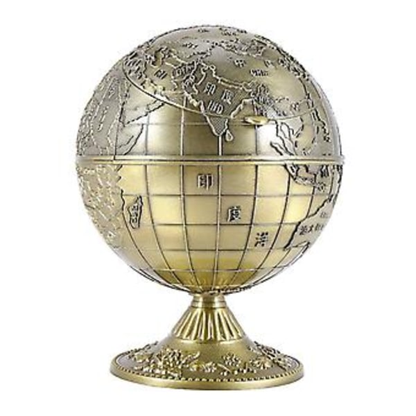 Vinta Metal med Låg Globe Askebæger Retro Hjem Hotel Askebæger R Smo Tilbehør