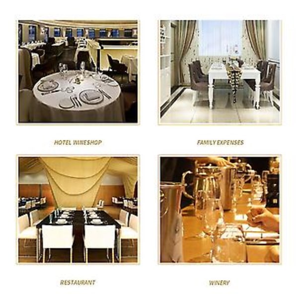 10 stk. 48x48cm Polyester Servietter Til Restaurant Bryllup Banket Middagsselskab, Guldgul