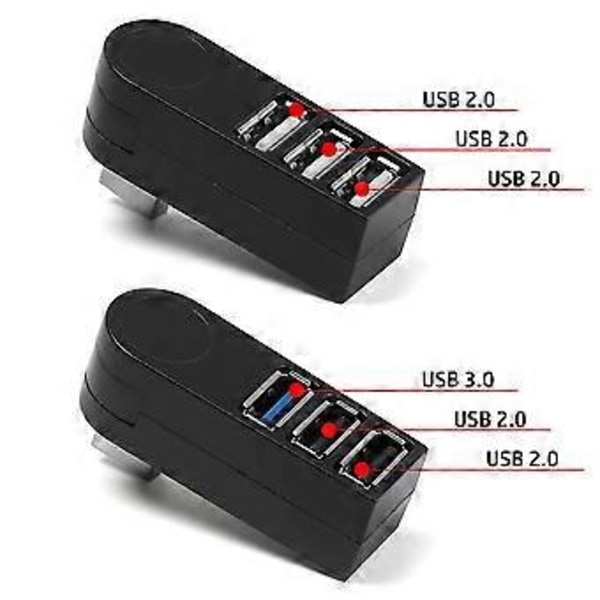 Usb 3 0 Splitter Dator | Usb Hub Splitter 3 Portar | Usb 3 Port Dator - Dockningsstationer