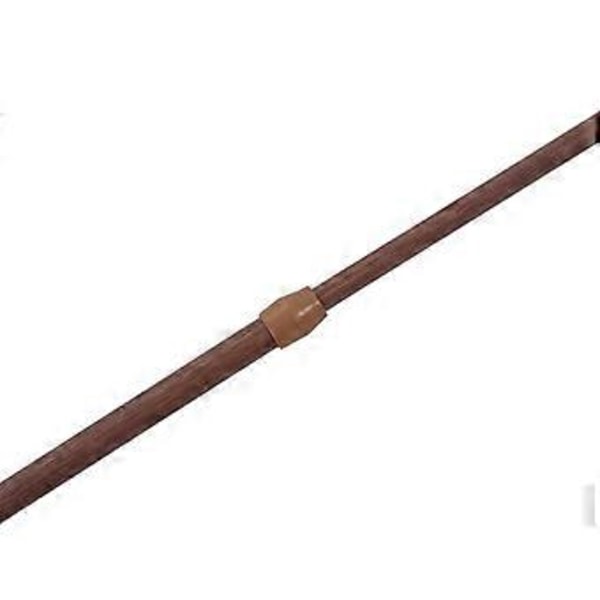 Laajennettava teleskooppinen jousikuormitteinen verkkokangasverhotanko, 70-120cm, puun väri