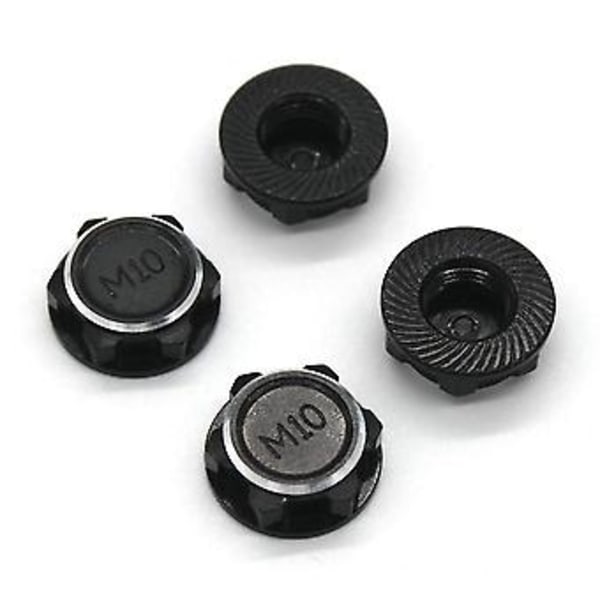4kpl 17mm M10 Metallinen Pyörän Kuusiomutterin Suojus Nt002 Jlb Racing Cheetah 11101 21101 J3 Speed 1/10 Rc Auton Päivitysosat, 4