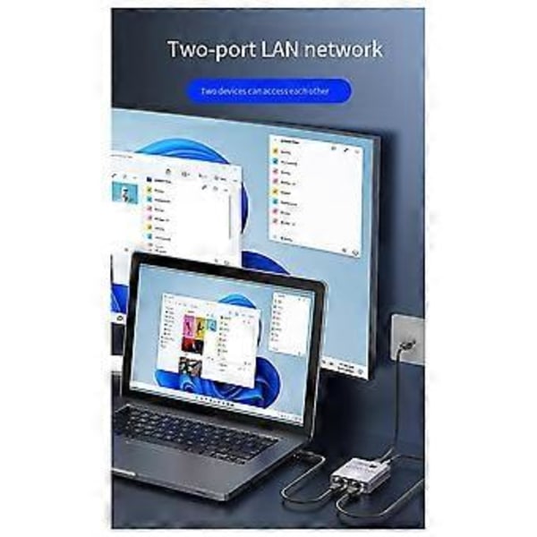 Verkkokaapelin jakaja, Gigabit-verkkoportti, Yksi kahteen -jako, Liitäntöjen laajennus, Yksi kahteen -muunnos