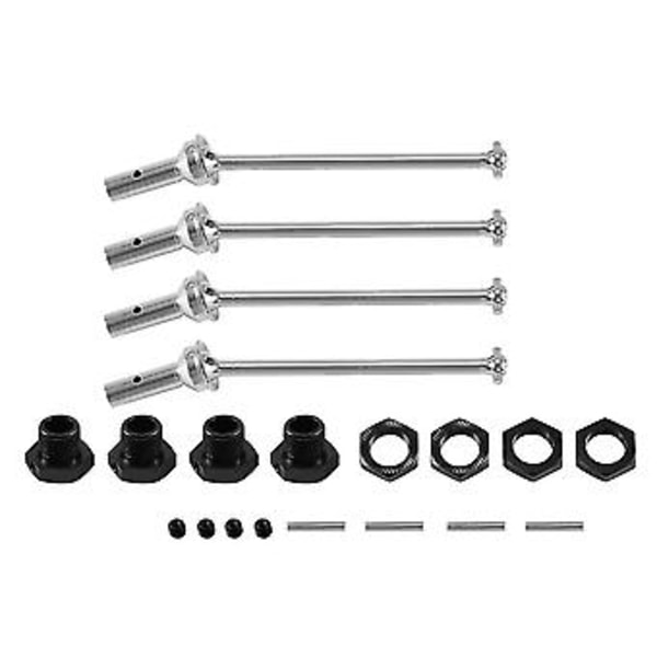Metalliset etu- ja takavetoakselit 17 mm kuusiolla Arrma 1/7 Infraction Limitless Felony 1/8 RC-autoon