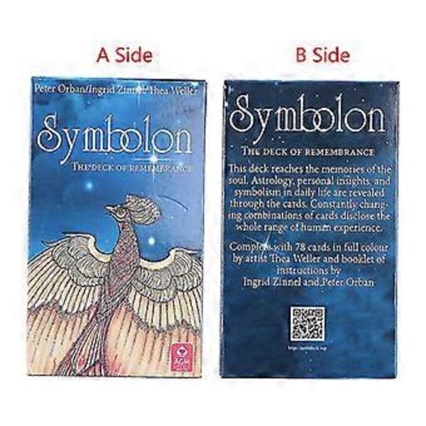 Symbolon Deck Orakelkort Tarotkort Fest Spådom Divinasjon Brettspill Gave