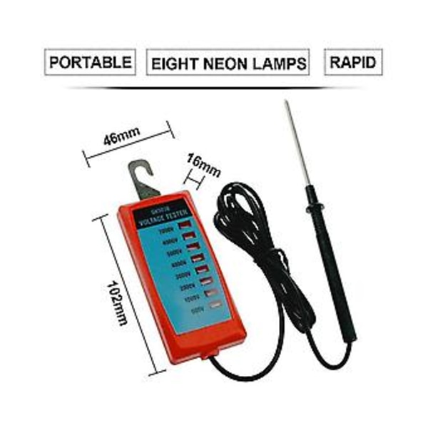 Gk503b Elektrisk Hegn Spændingstester 600v Til 700v Hegn Controller Ingen Batteri Spændingstester Med L