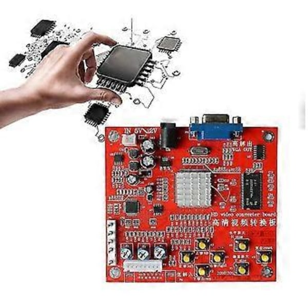 Spel Cga Till Vga Konverterare Konverteringskort /cga Till Vga Hd Rgb Till Vga Konverterare