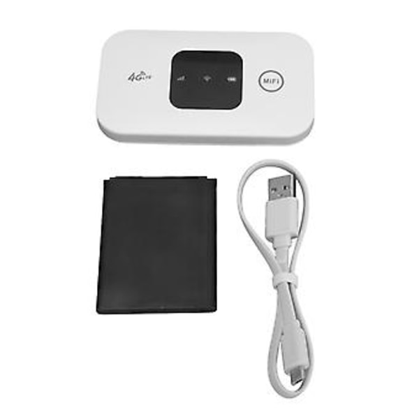 Bärbar Wifi Hög Hastighet Vit Bärbar Liten 4G Mobilt WiFi Hotspot Router för Telefon Laptop Stationär Dator Surfplatta