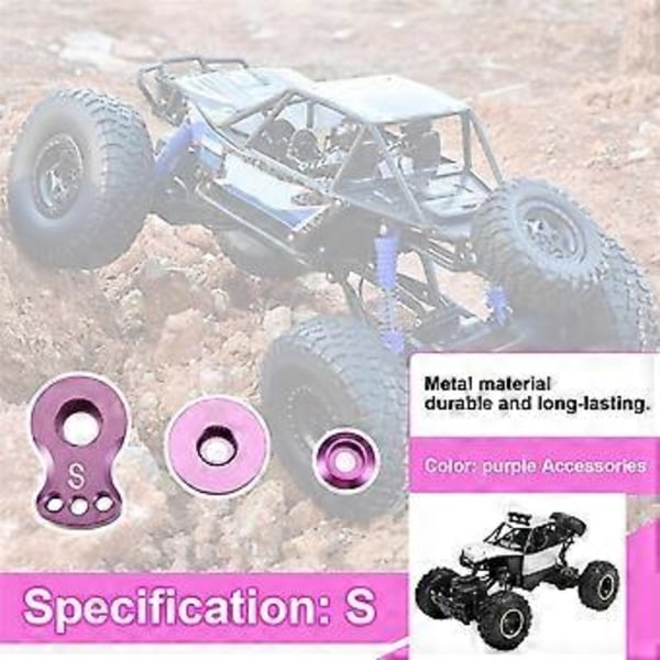 Metallinen 25T Säädettävä Servo Saver -varsi -4 Axial SCX10 1/10 RC-autoihin Helikopterimalliveneen päivitysosat, S, B