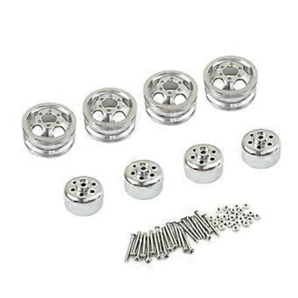 4 st Metall Hjul Fälg Nav för C14 C24 C24-1 C34 C44 B14 B24 1/16 RC Bil Uppgraderingsdelar Tillbehör,3