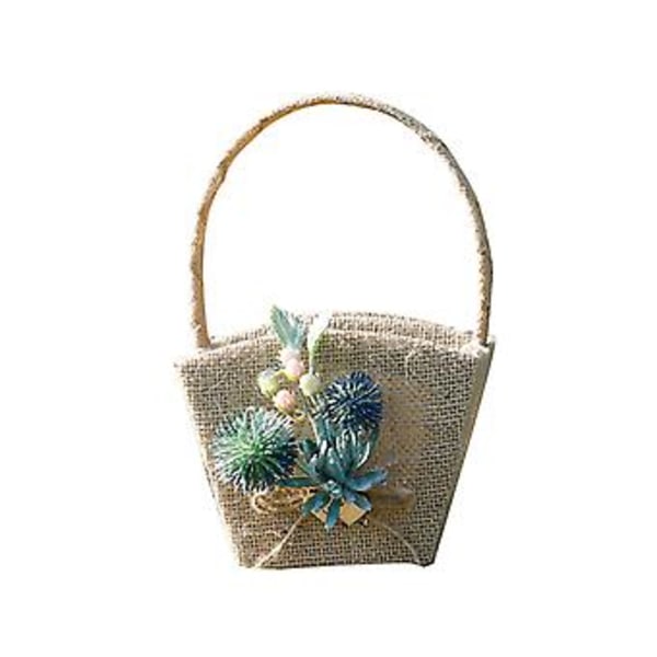 Bröllop Blomsterflicka Korg Blomsterflicka Kronbladskorg för Bröllop