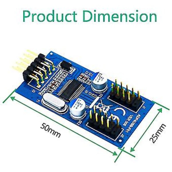 9-pins USB Header Hane 1 Till 2 Hona Förlängningssplitter Kabelkontakt Adapter USB Hub Förlängning Bil