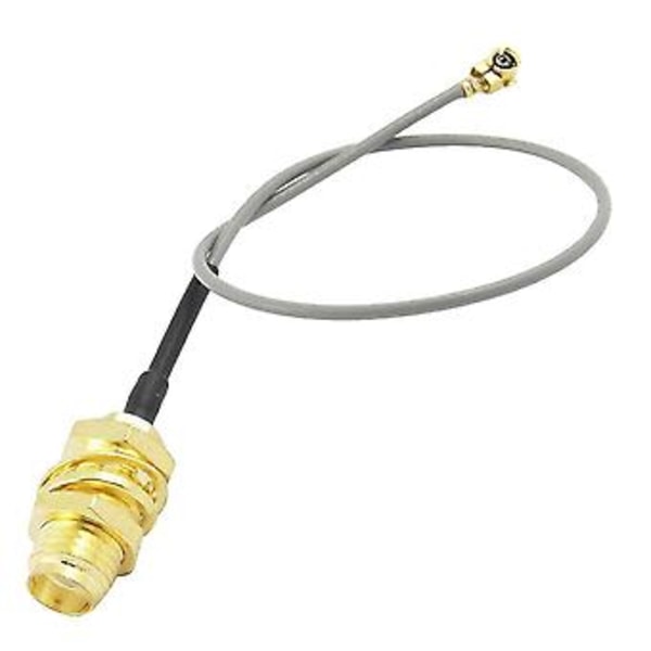 Sodial(r) U.fl Ipx Til Sma Hunn Pigtail Kabel 1.13mm For Wifi Nettverk