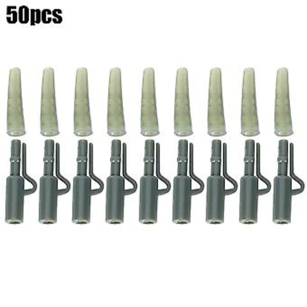 Silikon Carp Fiskeslange, 50 Sett Silikon Carp Carp Fiske Blyslipp Carp Fiske Tilbehør Miljøvennlige Materialer