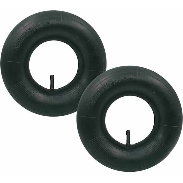 2pcs 4.10/3.50-4 Inner Tube Tire TR-13 Straight Valve for Hand Truck, Wagon, Hand Truck, Garden Cart, Lawn Mower