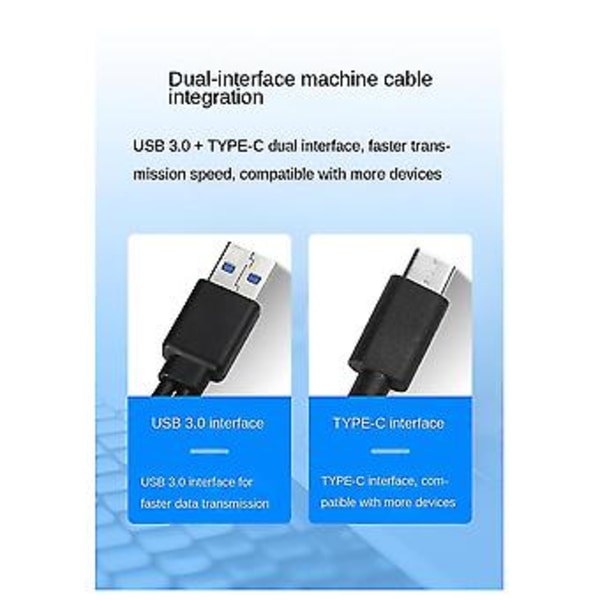 Extern USB3.0 DVD CD Optisk Enhet Brännare Spelare Fack Typ Portabel För PC Laptop