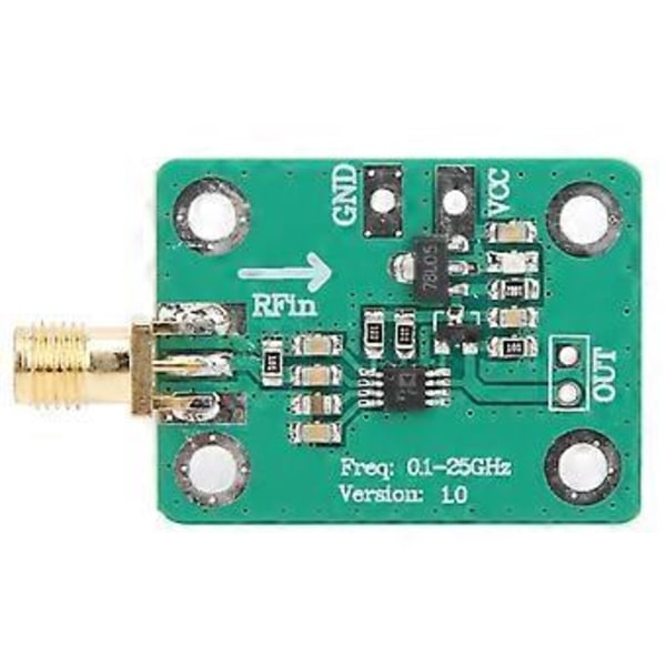 Logaritmisk Detektormodul RF Signal Log Utgangseffektmåler 0.1-2.5GHz Kontroller