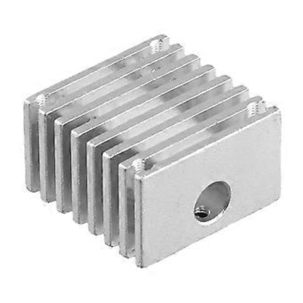 For V6 Enkel Hot End Radiator DIY Kjøleribbe Helt Metall Kjøleribbe 3D-skrivertilbehør 30x30mm