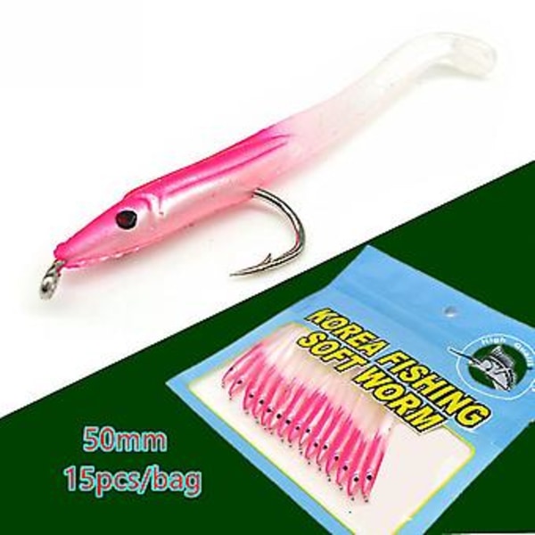 Ing Lure Havsfiske Lure Bete Med Krok Ålbete 5cm/0.6g T Mjukt Insektsbete