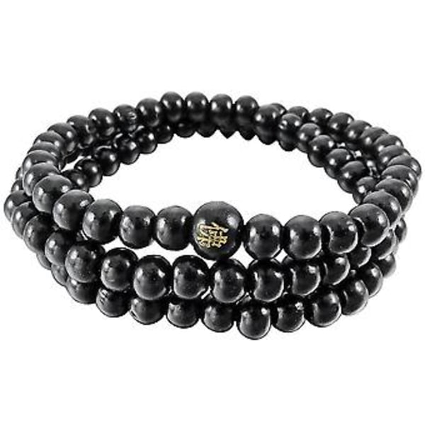 6mm Træ Armring Tibetansk Buddhistisk Sandeltræ Halskæde 108 stk. Perle Buddhisme Bøn Mand, Kvinde Bl