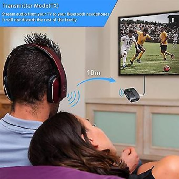 Hammas 5.3 Lähetin Vastaanotin Led-näyttö 3,5 mm Aux Langaton Hands Music O Adapteri TV:lle Autoon
