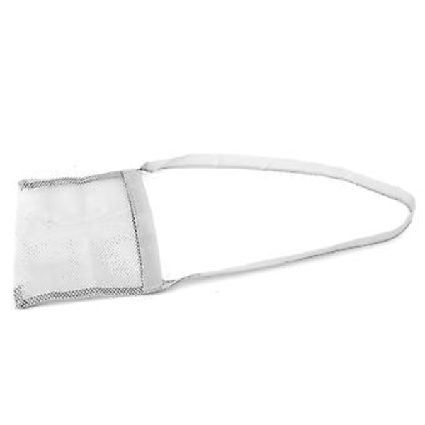 Mesh Bag Bærbar Sammenleggbar Nylon Mesh Sjøskjell Oppbevaringspose for Barnas Strandleke