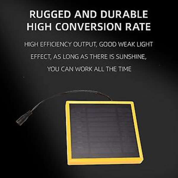 12V 5W Solar Udluftningsventilator Ctor 5.6 tommer Mini Ilator Solpanel Ed Ventilator Til Hund C