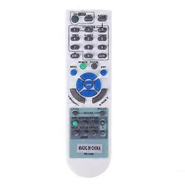 Erstattet Fjernkontroll Passer for NEC Projektor RD-448E V260X+ V300X+ V260 RD-443E LT180+ Projektor Fjernkontroll Hvit